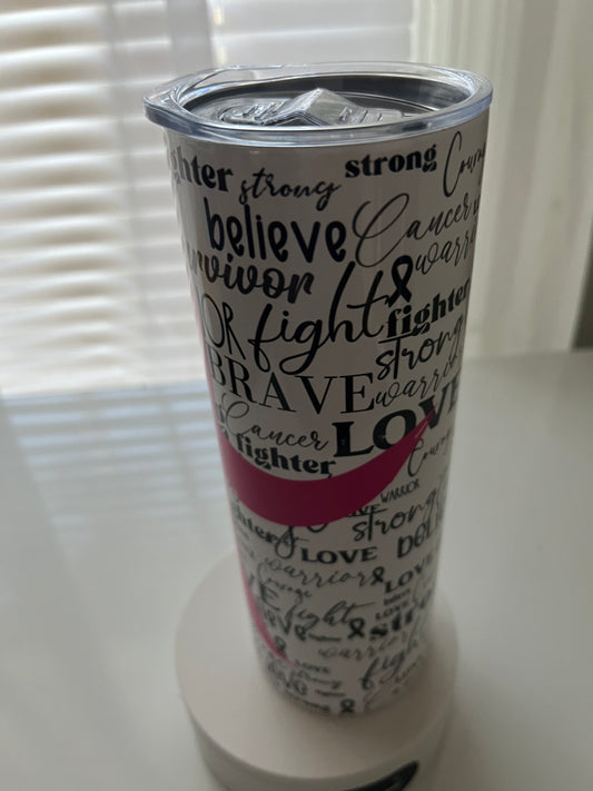 BREAST CANCER TUMBLER