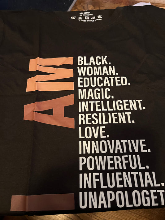 I AM BLACK T-SHIRT